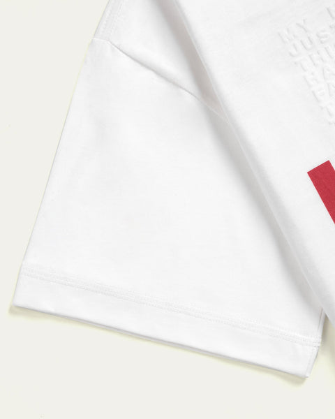 TOBI Heaven Embossed T-shirt - White - TOBI