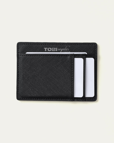 TOBI Leather Cardholder - Black - TOBI