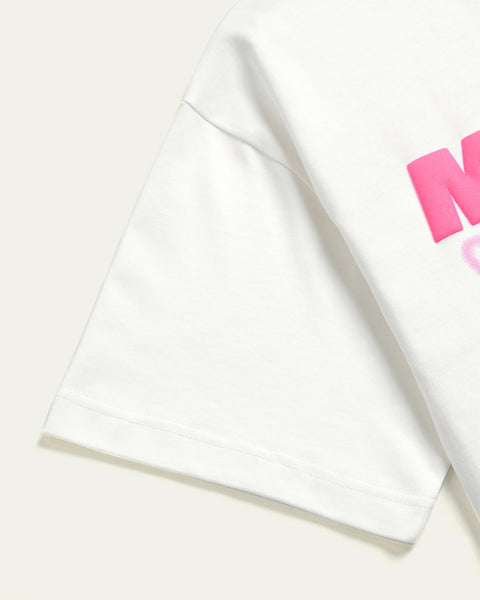 TOBI My Pinky Heaven Typo Boxy T-shirt - White - TOBI