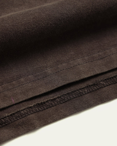 TOBIism Wash Boxy T-shirt - Dark Mocha - TOBI