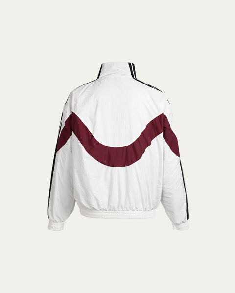Wavy Track Jacket - Cream - TOBI