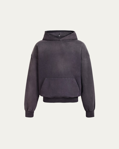 420gsm Heavyweight Wash Hoodie - Grape