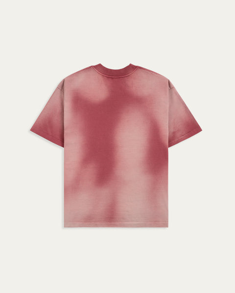 250gsm Heavyweight Wash T-shirt - SunFaded Pink