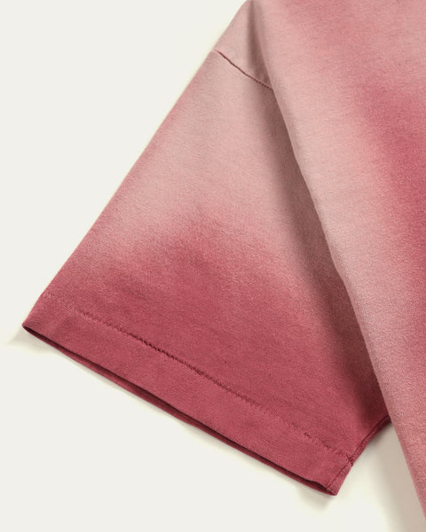 250gsm Heavyweight Wash T-shirt - SunFaded Pink