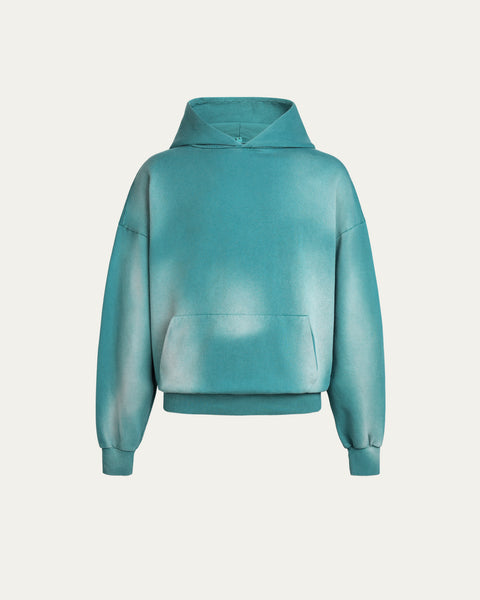 420gsm Heavyweight Wash Hoodie - Sunfaded Blue