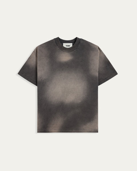 250gsm Heavyweight Wash T-shirt - SunFaded Grey