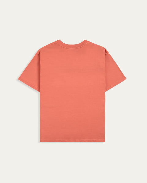 250gsm Heavyweight Boxy Wash T-shirt - Orange