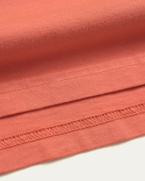 250gsm Heavyweight Boxy Wash T-shirt - Orange