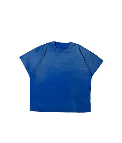 250gsm Heavyweight Wash T-shirt - Royal Blue Wash
