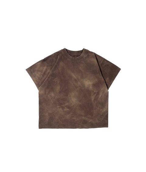 250gsm Heavyweight Wash T-shirt - Earth Mud Wash