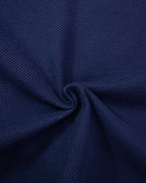 Polo Waffle - Navy Blue