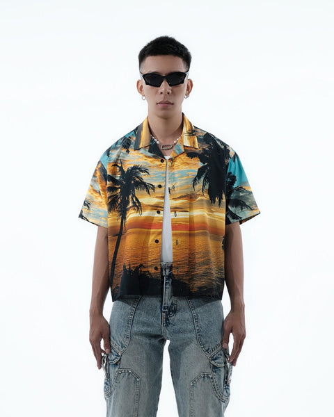 Highclassh Cuban Shirt - Sunset - TOBI