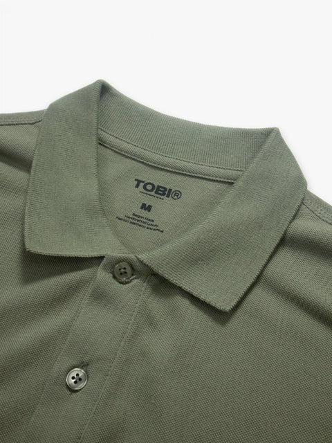 MDR Polo Shirt - Light Olive - TOBI