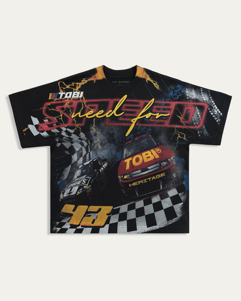 Nascar Overprinted T-shirt - TOBI