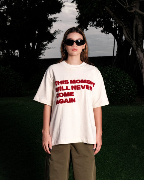 Never Come Again T-shirt - Red - TOBI