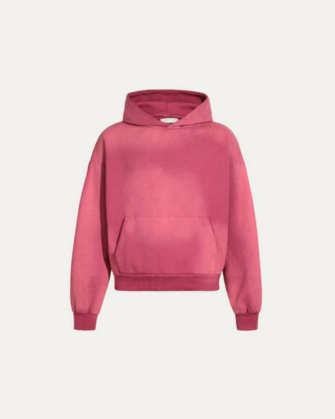 500gsm Heavyweight Wash Hoodie - Cotton Candy