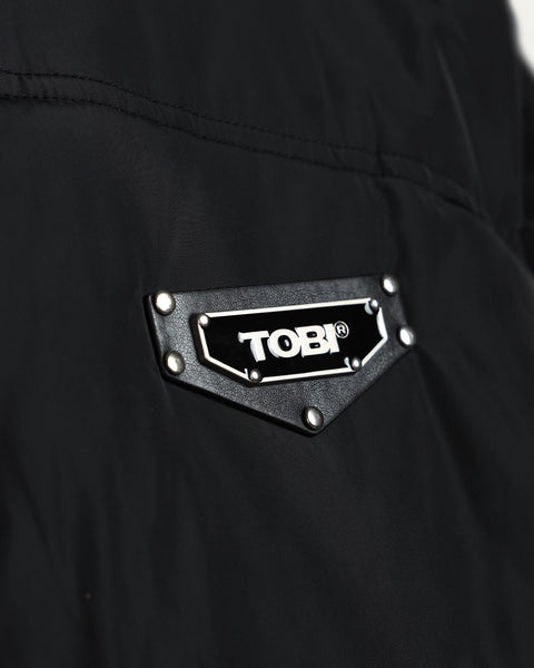 Puffer 2in 1 Vest/Jacket - Black - TOBI