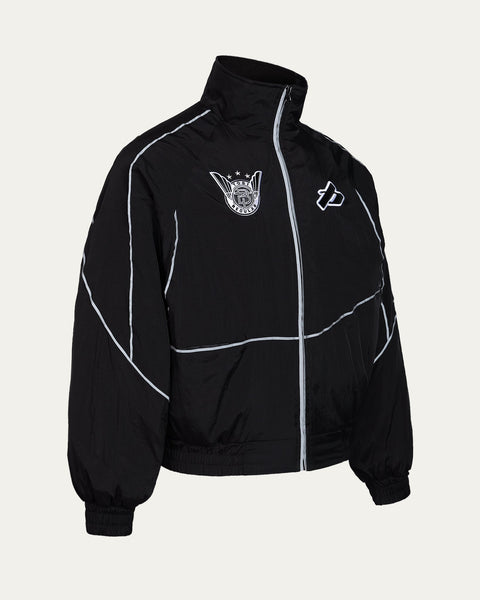 Reflection Track Jacket - Black - TOBI