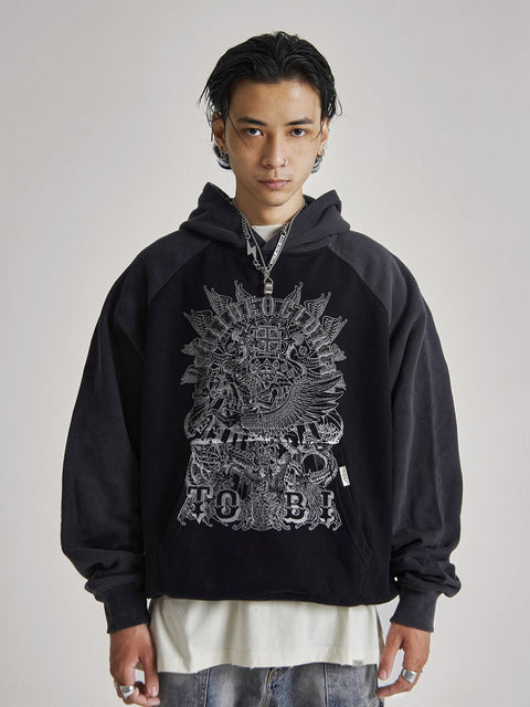 SDG Artline - Raglan Hoodie - Vintage Grey - TOBI