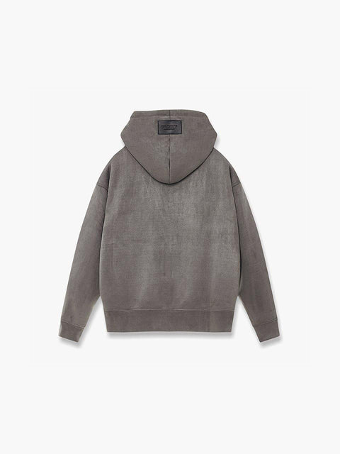 Suede Hoodie - Dark Mocha - TOBI