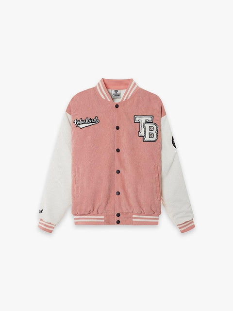 Tobekind Varsity Jacket - Pink - TOBI