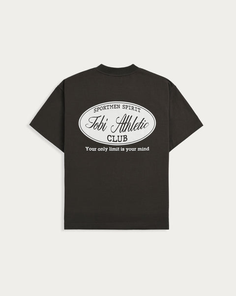 TOBI® Athletic Club T-shirt - Dark Grey - TOBI