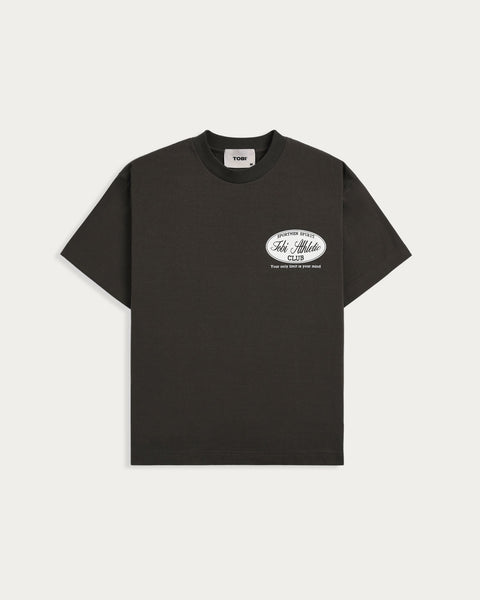 TOBI® Athletic Club T-shirt - Dark Grey - TOBI