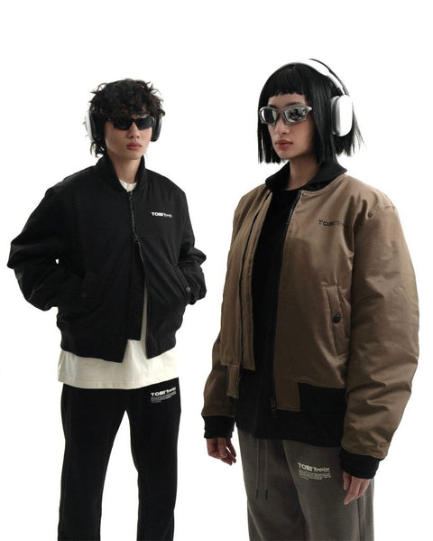 TOBI® Regular Bomber Jacket - Black - TOBI