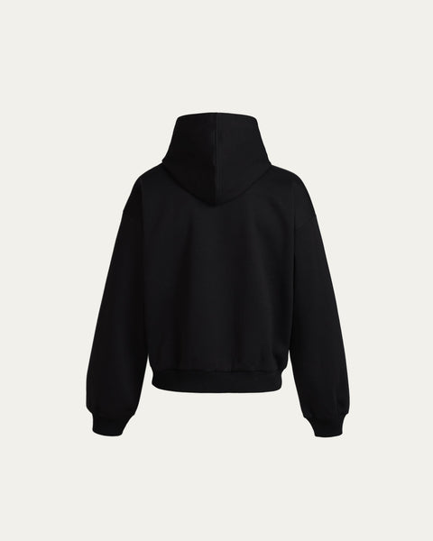 Tobi Regular Patches Hoodie - Black - TOBI