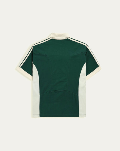 TOBI Stripped Boxy Polo - Green - TOBI