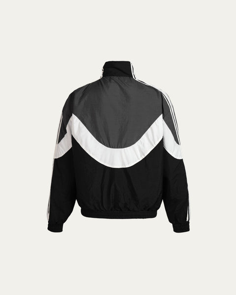 Wavy Track Jacket - Black - TOBI